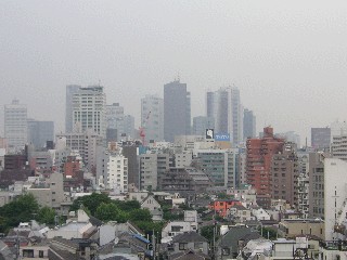 新宿ビル群の朝