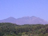 中央道八ヶ岳ＰＡから望む八ヶ岳