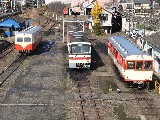 石岡駅の構内